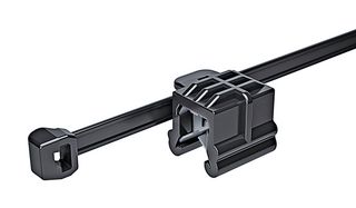HELLERMANNTYTON 156-00007 T50ROSEC24-PA66HS/PA66HIRHS-BK CABLE TIE, 200MM, NYLON 6.6 HS/HIR, 225N