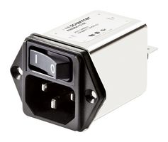 SCHAFFNER - TE CONNECTIVITY - FN9264406 - Filtered IEC Power Entry Module, IEC C14, General Purpose, 4 A, 250 VAC, 2-Pole Switch