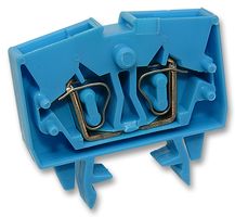 WAGO - 264-704 - DIN Rail Mount Terminal Block, 2 Ways, 28 AWG, 12 AWG, 2.5 mm², Clamp, 24 A