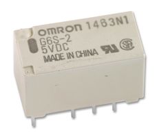 G6S-2F Dc12 Relay, Signal, Dpdt, 30Vdc, 2A