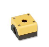EATON MOELLER M22-IY1 Enclosure, 1 Gang, Yellow, for Emergency Pushbutton