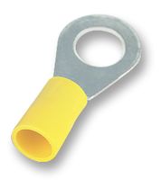 Fvgs4-6 (Lf) K Crimp Terminal, Ring, 4Mm, Yellow, Pk50