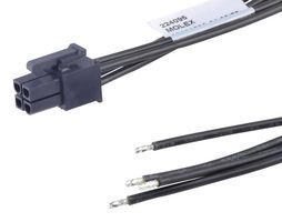 MOLEX 224095-1042 Cable Assembly, Mini-Fit Versa Receptacle to Free End, 4 Ways, 4.2 mm, 2 Row, 150 mm, 5.9 "