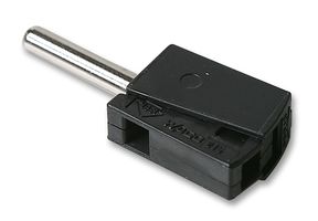 WAGO - 50077010 - Banana Test Connector, 4mm, Plug, Cable Mount, 20 A, 42 V, Tin Plated Contacts, Black