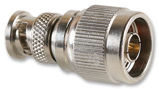 RADIALL R191417000 RF / Coaxial Adapter, BNC, Plug, N, Plug, Straight Adapter, 50 ohm