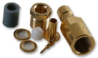 RADIALL - R114205000 - RF / Coaxial Connector, SMB Coaxial, Straight Jack, Solder, 50 ohm, RG179, RG187, RG188, RG316