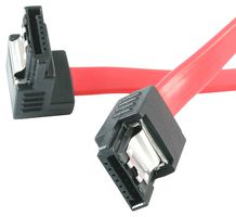 STARTECH LSATA12RA1 Computer Cable, 12in Latching SATA to Right Angle SATA Serial ATA Cable