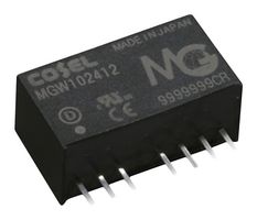 COSEL MGW102415 Isolated Through Hole DC/DC Converter, ITE, SIP, 4:1, 10.2 W, 2 Output, 15 V