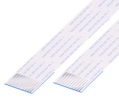 GCT 10-11-A-0254-C-4-08-4-T FFC / FPC Cable, 11 Core, 1 mm, Same Sided Contacts, 10 ", 254 mm, White