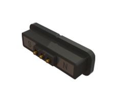 EDAC 685F0321251110E Magnetic Connector, 3 Contacts, Plug, Straight, 2 mm, 2 A, Black
