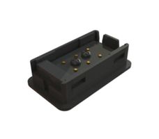 EDAC 685C06B1261110E Magnetic Connector, 6 Contacts, Plug, Straight, 6 mm, 1.2 A, Black