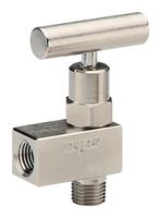 NOSHOK 152-MFAB Needle Valve, 1/4" NPT, Male/Female Angled Thread, 6000 psi, 150 Series