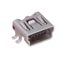 HIROSE / HRS - UX60SC-MB-5ST(84) - USB Connector, Mini USB Type B, USB 2.0, Receptacle, 5 Ways, Surface Mount, Right Angle