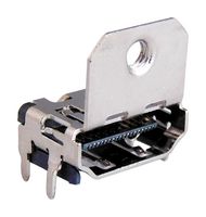 STEWART CONNECTOR SS-53200-002 HDMI Connector, w/ Flange, 19 Contacts, Receptacle, PCB Mount, Surface Mount Right Angle