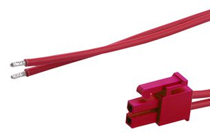 MOLEX 226245-1022 Cable Assembly, Mini-Fit Versa Receptacle to Free End, 2 Ways, 4.2 mm, 2 Row, 150 mm, 5.9 "