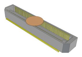 SAMTEC BTH-060-01-F-D-A-K-FR Mezzanine Connector, Header, 0.5 mm, 2 Rows, 120 Contacts, Surface Mount Straight