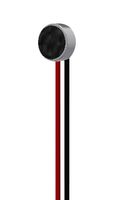 PUI AUDIO TOW-1538L-LW100-R Microphone, Omnidirectional, 50 Hz to 16 kHz, 2 VDC to 10 VDC, 2.2 kohm, -38 dB, 500 µA