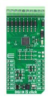 MIKROELEKTRONIKA - MIKROE-6049 - Add-On Board, DIGI IN 2 Click, MAX22196, Industrial Sink/Source Digital Input, SPI, 3.3V/5V