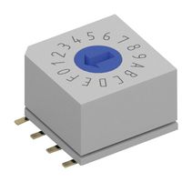 WURTH ELEKTRONIK 428511310817 Rotary Coded Switch, IP67, WS-ROSV Series, Surface Mount, 16 Position, 42 VDC