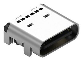 WURTH ELEKTRONIK 632722200211 USB Connector, USB Type C, USB 3.2, Receptacle, 24 Ways, Surface Mount, Horizontal