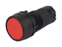 MULTICOMP PRO MPCP2B-A1E10B Industrial Pushbutton Switch, MPCP2 Series, 22.3 mm, SPST-NO, Off-On, Round Flush, Black