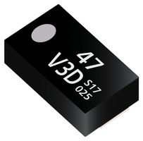 PANASONIC 35TQS47MEX Tantalum Polymer Capacitor, 47 µF, ± 20%, 35 V, D15S, 0.1 ohm