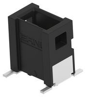 TE CONNECTIVITY - ERNI 504345-E Pin Header, Board-to-Board, 1.27 mm, 1 Rows, 2 Contacts, Surface Mount Straight