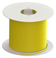 CAL TEST ELECTRONICS CT2799A-4-100 Wire, Silicone, Yellow, 18 AWG, 195 x 0.07mm, 100 m