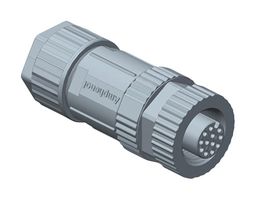 Socket M12d M12D-04BFFB-SL7001 AMPHENOL LTW, Sensor Connector, M Series, M12 ...