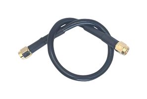 MUELLER ELECTRIC - BU-4150038MM500 - RF / Coaxial Cable Assembly, SMA Plug to SMA Plug, RG58, 50 ohm, 19.7 ", 500 mm