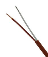 OMEGA GG-TI-30-SLE-15M Thermocouple Wire, Type T, IEC, Insulated, Solid, 15m L, 30AWG, 150°C