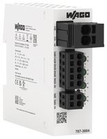 WAGO 787-3664 Electronic Circuit Breaker, 787 Series, 4 Pole, 24 VDC, DIN Rail, 10 A