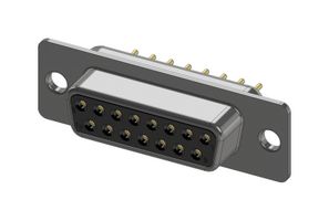 MH CONNECTORS MHDD15-F-N-B-S D Sub Connector, Standard, Receptacle, MHDD Series, 15 Contacts, DA, Solder