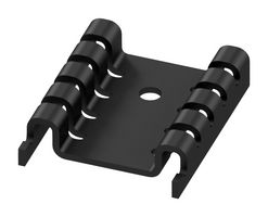 FISCHER ELEKTRONIK FK 233 220 SA TO 220 Heat Sink, Anodised Black, 20.2 K/W, TO-220, 27 mm, 7 mm, 33 mm