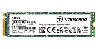 TRANSCEND TS128GMTE672AI-VS1 SSD, Internal, M.2 2280, PCIe Gen 3 x 4, NVMe, 128 GB, 3D NAND, AES 256-bit