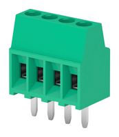 MOLEX 39773-0004 Wire-To-Board Terminal Block, 2.54 mm, 4 Ways, 30 AWG, 16 AWG, 1.31 mm², Screw