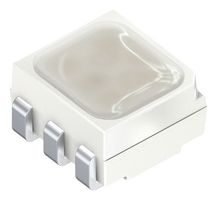AMS OSRAM GROUP LRTBGWSR-4U4V-JW+8A8B-D8-3S4U-7Z LED, AlInGaN, PLCC-6, Red, True Green, Blue, SMD, 120 °, Rectangular, R 20mA, TG 20mA, B 20mA