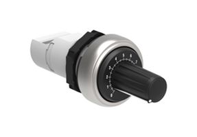 LOVATO ELECTRIC LPCPA100 Rotary Potentiometer, 22mm, 100 kohm, 1 Turns, 1 W, ± 10%, Platinum Series