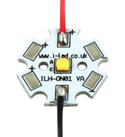 INTELLIGENT LED SOLUTIONS ILH-SG01-SICB-SC221-WIR200. LED Module, 125° Angle, OSLON Signal 1 PowerStar Series, Converted Blue, 71 lm, 3.25 V, Star