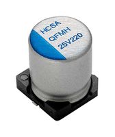 EATON ELECTRONICS EHCSA025M1021016T Hybrid Aluminium Electrolytic Capacitor, 1000 µF, ± 20%, 25 V, Radial Can - SMD, 0.011 ohm