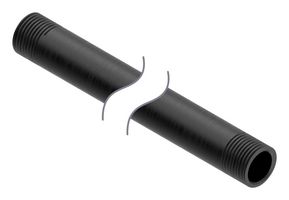BANNER ENGINEERING SOP-E12-300A Stand-Off Pipe, EZ-LIGHT Series Traffic Lights, 300mm, Black, Anodised Aluminium