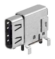 STEWART CONNECTOR SS-52400-008 USB Connector, Flag-Type, USB Type C, USB 3.2, Receptacle, 24 Ways