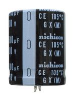 NICHICON LGX2G471MELB45 Electrolytic Capacitor, 470 µF, 400 V, ± 20%, Snap-In, 5000 hours @ 105°C