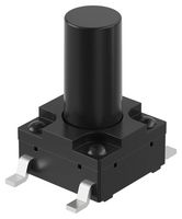 GCT SWT7420-095035GSA Tactile Switch, SPST-NO, SWT7420 Series, Top Actuated, Surface Mount, Long Round Plunger, 350 gf