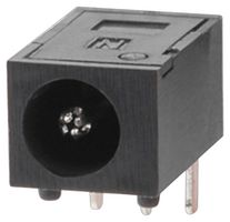 SAME SKY - PJ-036D - DC Power Connector, Jack, 2 A, 1.3 mm, PCB Mount, Through Hole Right Angle