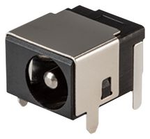 SAME SKY - PJ-051AH - DC Power Connector, Jack, 5 A, 2 mm, PCB Mount, Through Hole Right Angle