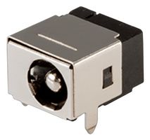 SAME SKY - PJ-083BH - DC Power Connector, Jack, 5 A, 2.5 mm, Through Hole Right Angle, Solder