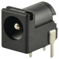SAME SKY - PJ-102A - DC Power Connector, Jack, 2.5 A, 2 mm, PCB Mount, Through Hole Right Angle