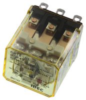 IDEC RH3B-ULDC24V Power Relay, 3PDT, 24 VDC, 10 A, RH Series, Socket, Non Latching