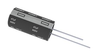 KEMET ESL106M050AC3AA Electrolytic Capacitor, 10 µF, 50 V, ± 20%, Radial Leaded, 8000 hours @ 105°C, Polar